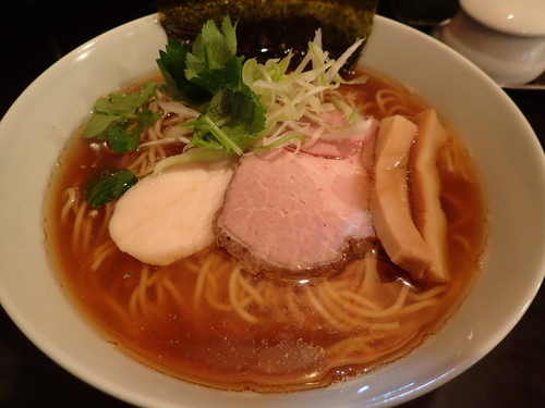 「貝汁旨味そば」@人力俥の写真