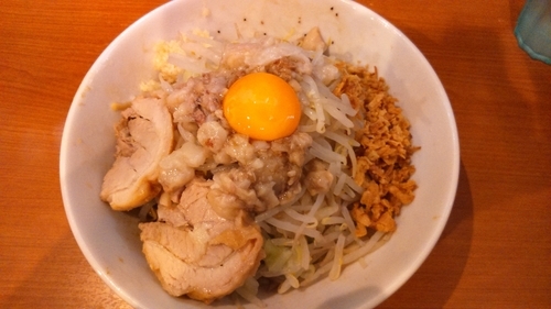 「小ラーメン740円+汁なし100円」@ラーメンBoo Boo太郎。の写真