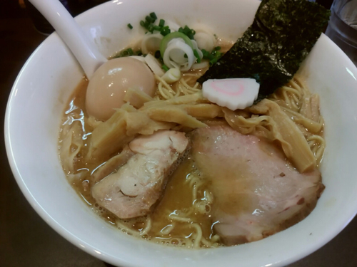 「【限定】鯛焼き干し中華そば900円」@おおぜき中華そば店の写真