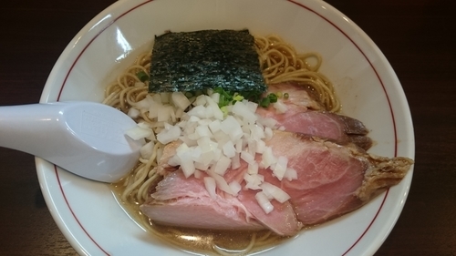 「煮干し蕎麦＋和え玉」@零一弐三の写真