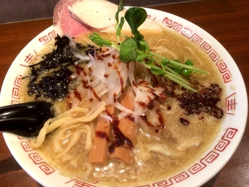 「【限定】背脂味噌ソバ（900円）」@中華蕎麦 志の写真