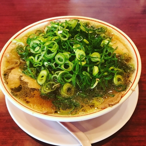 「ラーメン ネギ多め」@本家第一旭 たかばし本店の写真