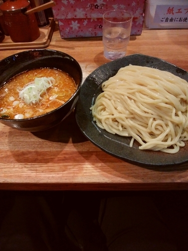 「辛味噌つけ麺大盛」@つけ麺屋 ごんろく 両国店の写真