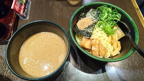 「魚介とんこつつけ麺(並)・・800円」@だるまのめ 本厚木店の写真