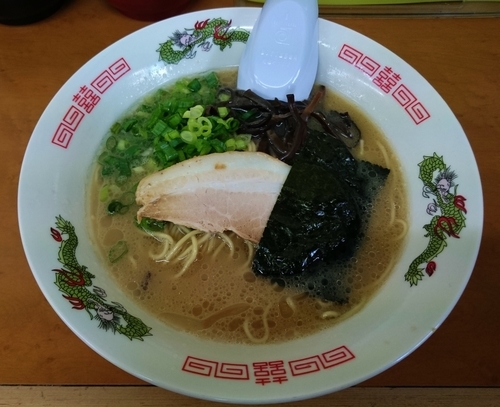「Ａセット(ラーメン＋焼きめし)　800円」@博多らーめん いのうえの写真