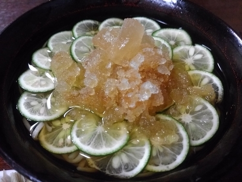 「すだちそば」@手繰りや 玄治の写真