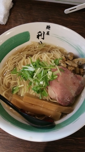 「あさりの汐らーめん(限定)」@自家製麺 麺屋 利八の写真