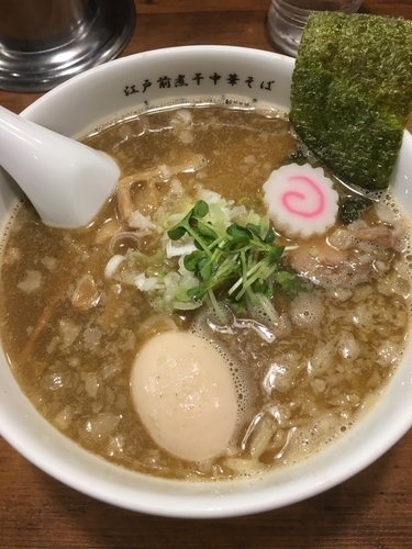 「味玉江戸前煮干し中華そば(塩)」@江戸前煮干し中華そば きみはん 総本店の写真