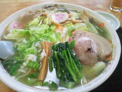 「五目ラーメン 750円」@奈可゛島食堂の写真