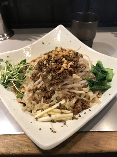 「汁なし坦々麺（月曜限定）」@中華蕎麦 瑞山（ZUIZAN）の写真