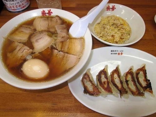 「ごっつぉ～セット　1,360円」@喜多方ラーメン 来夢 喜多方本店の写真