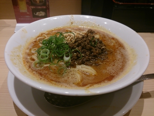 「京山椒薫る濃厚担々麺」@鯛塩そば灯花 本店の写真