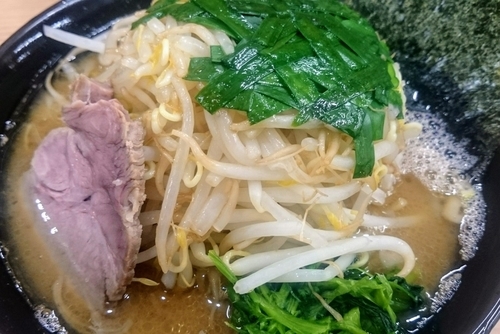「ニラモヤシ（７５０円）」@横浜ラーメン 武蔵家 御茶ノ水店の写真