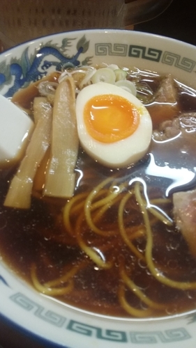 「中華そば　夜限定太麺」@中華そば・つけそば 高松の写真