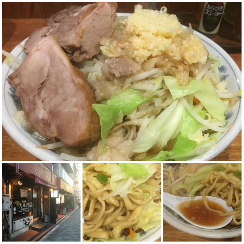 「豚麺（全マシ）800円」@飯田橋大勝軒の写真