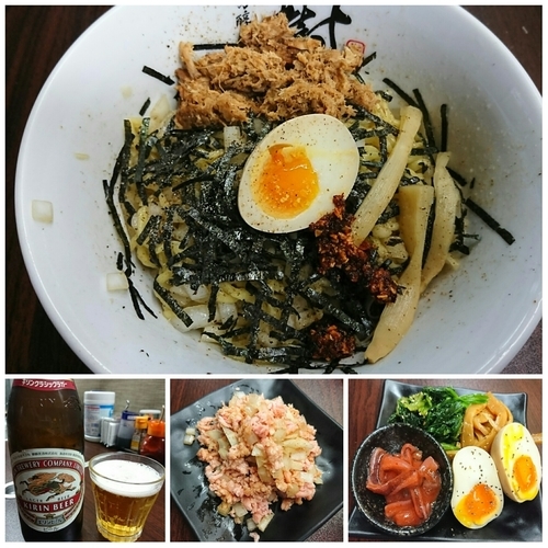 「煮干まぜめん￥500＋タマネギ鬼増し￥50」@芳醇煮干 麺屋 樹の写真