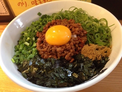 「台湾混ぜそば」@麺屋こころ 梅ヶ丘店の写真