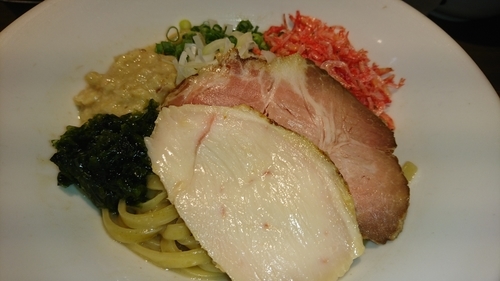 「海老と帆立のまぜそば ￥ 850」@つけ麺 一燈の写真