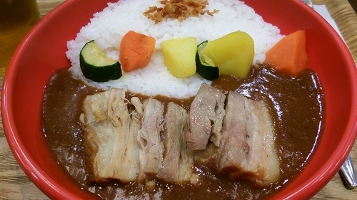「ポークカレー」@ライブカレー 南店の写真