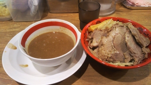 「すたみなつけ豚野郎」@野郎ラーメン 川崎東口店の写真