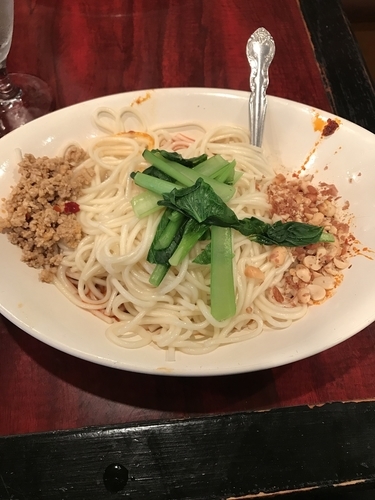 「汁なし担々麺¥800」@中国家庭料理 楊 池袋店の写真