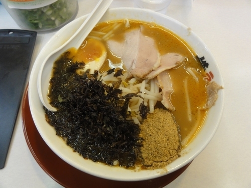 「魚介豚骨ラーメン」@ラーメン 横綱 五条店の写真