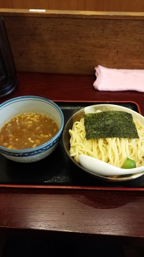 「Hot Niboshi Tsukemen」@麺屋 甍の写真