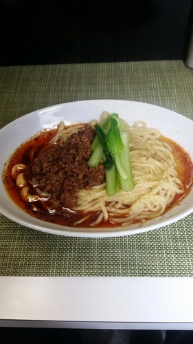 「濃厚汁なし担々麺」@麺や金時の写真