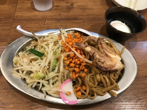 「焼きそば 温玉有」@東京タンメン トナリ 大宮店の写真