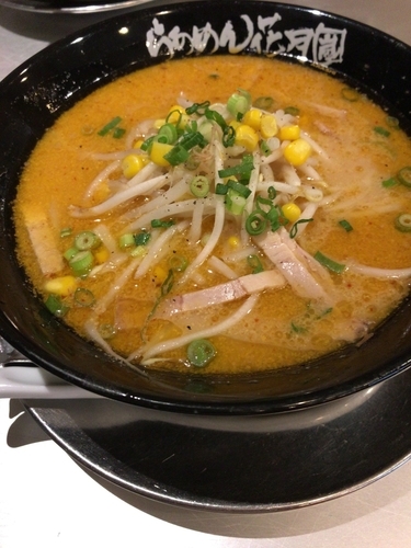 「黄金の味噌ラーメン（720円）」@らあめん花月嵐 所沢駅前店の写真