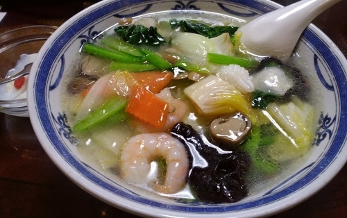 「海鮮湯面」@中国美食 唐苑酒楼の写真