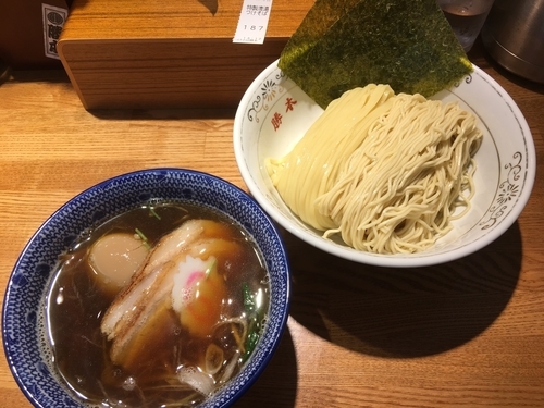 「特製清湯つけそば 1030円」@つけそば 神田勝本の写真