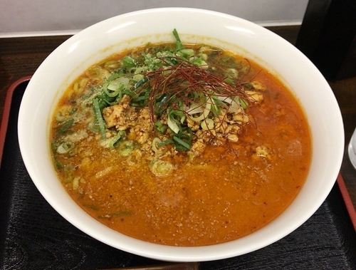 「限定煮干し担々麺＋追い飯(800円＋サービス)」@麺場 新 ARATAの写真