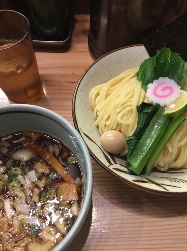 「魚介つけ麺」@銀座 朧月の写真
