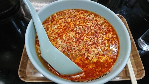 「タンタンメン+中辛+固め」@元祖ニュータンタンメン本舗 東神奈川店の写真