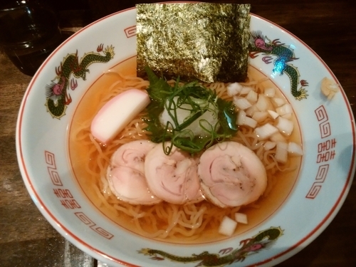 「冷やしサンマ煮干しそば」@元祖一条流がんこ 長津田分店の写真