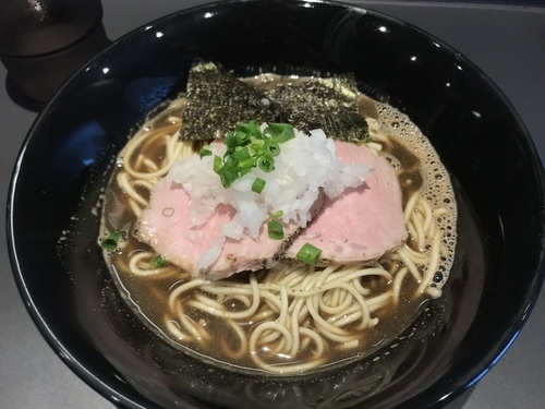 「【限定】烏賊煮干そば」@煮干乱舞の写真