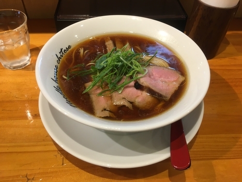 「醤油 味付け替え玉 ¥750、¥150」@麺庵ちとせの写真