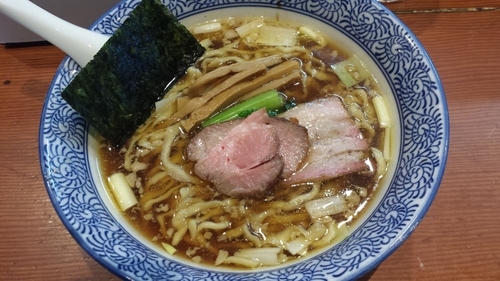 「手揉み中華蕎麦(醤油・太手揉み麺)770円」@麺処 ほん田の写真