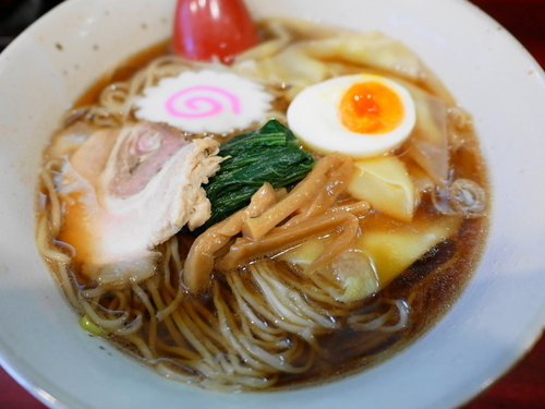 「ワンタンメン 麺硬め」@光月軒の写真