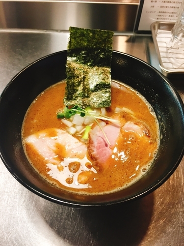 「鰹×豚ラーメン 740円」@貝節麺raikの写真