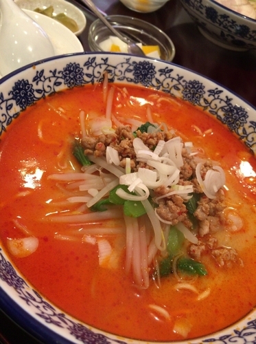 「担々メン ５５０円」@皆来の写真