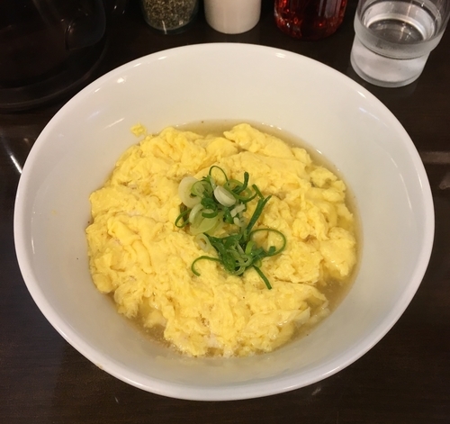 「かきたま塩ラーメン（￥750）」@らーめん紬麦の写真