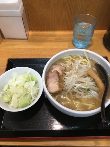 「味噌ラーメン + ねぎw」@味噌麺処 花道庵の写真