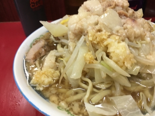「小ラーメン・全部マシ」@ラーメン二郎 目黒店の写真
