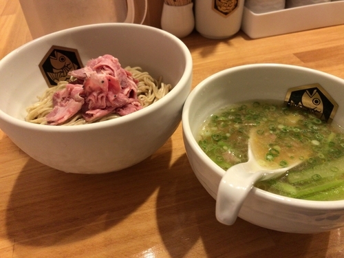 「真鯛つけ麺　雑炊セット」@真鯛らーめん 麺魚の写真