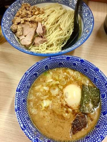 「つけめん 中 あっさり(細麺ver) ￥840」@狼煙 大宮店の写真