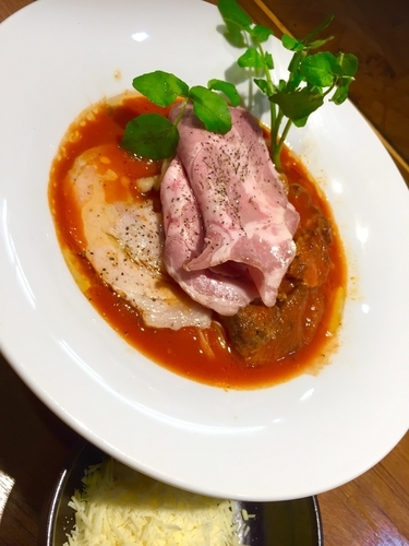 「＜限定②＞ 紋甲イカのトマトラーメン＋トッピングチーズ」@寿製麺よしかわ 川越店の写真