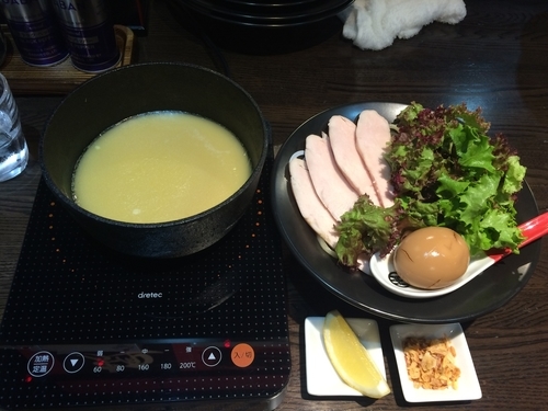 「濃厚鶏白湯つけ麺塩」@麺屋 時茂 西川口店の写真