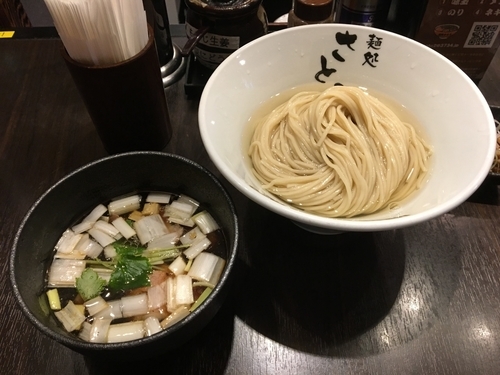 「醤油つけ麺」@麺処 さとう 桜新町店の写真